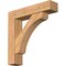 Ekena Millwork Legacy Block Smooth Bracket w/ Offset Brace, Western Red Cedar, 7 1/2"W x 34"D x 34"H BKT0806X34X34LEC05SWR - alternate 1